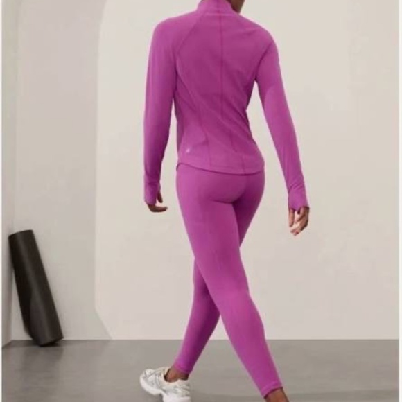 ATHLETA SALUTATION JACKET, SIZE SMALL (S), PURPLE - Picture 2 of 4